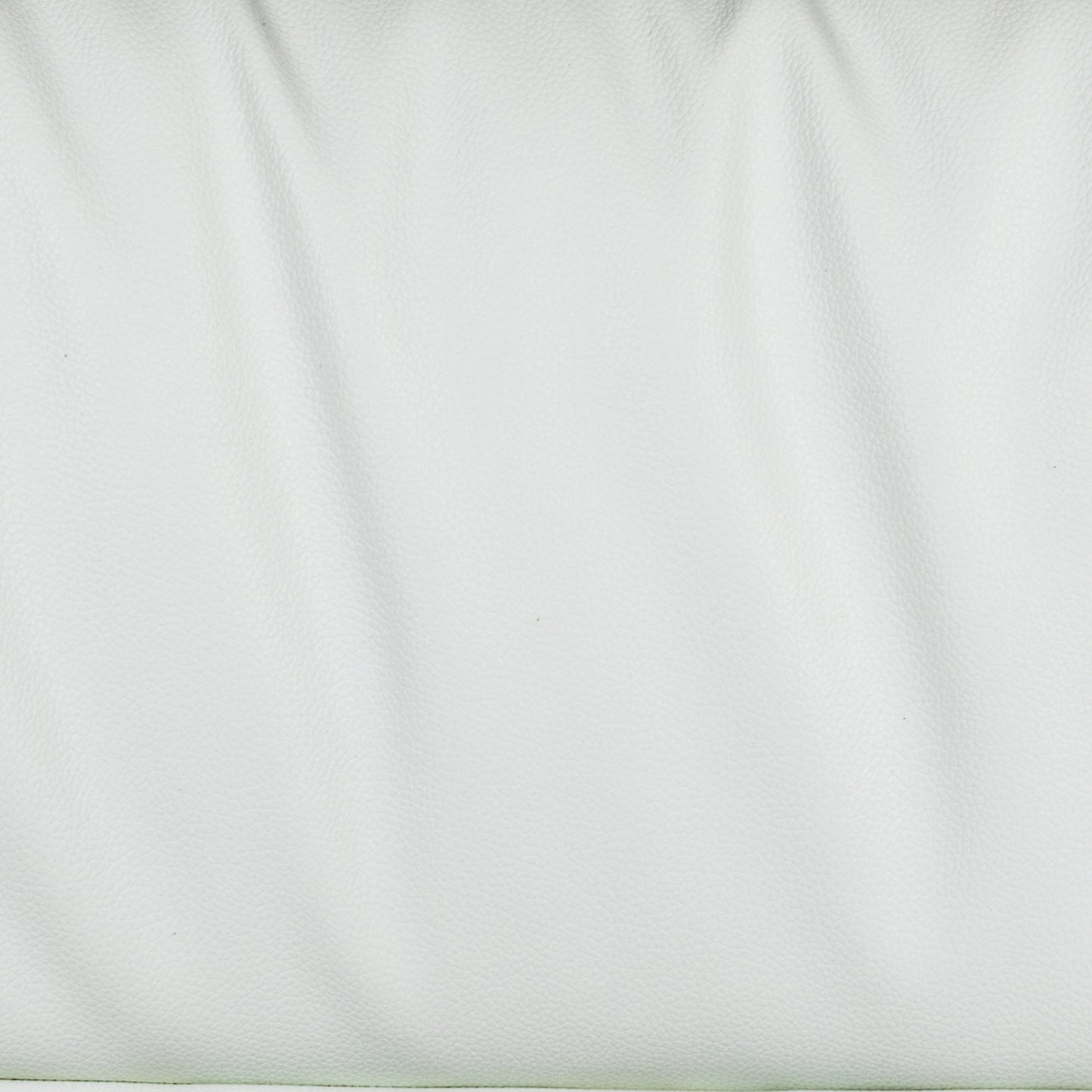 Rally White LeatherSoft Saddle Wing Ottoman White LeatherSoft