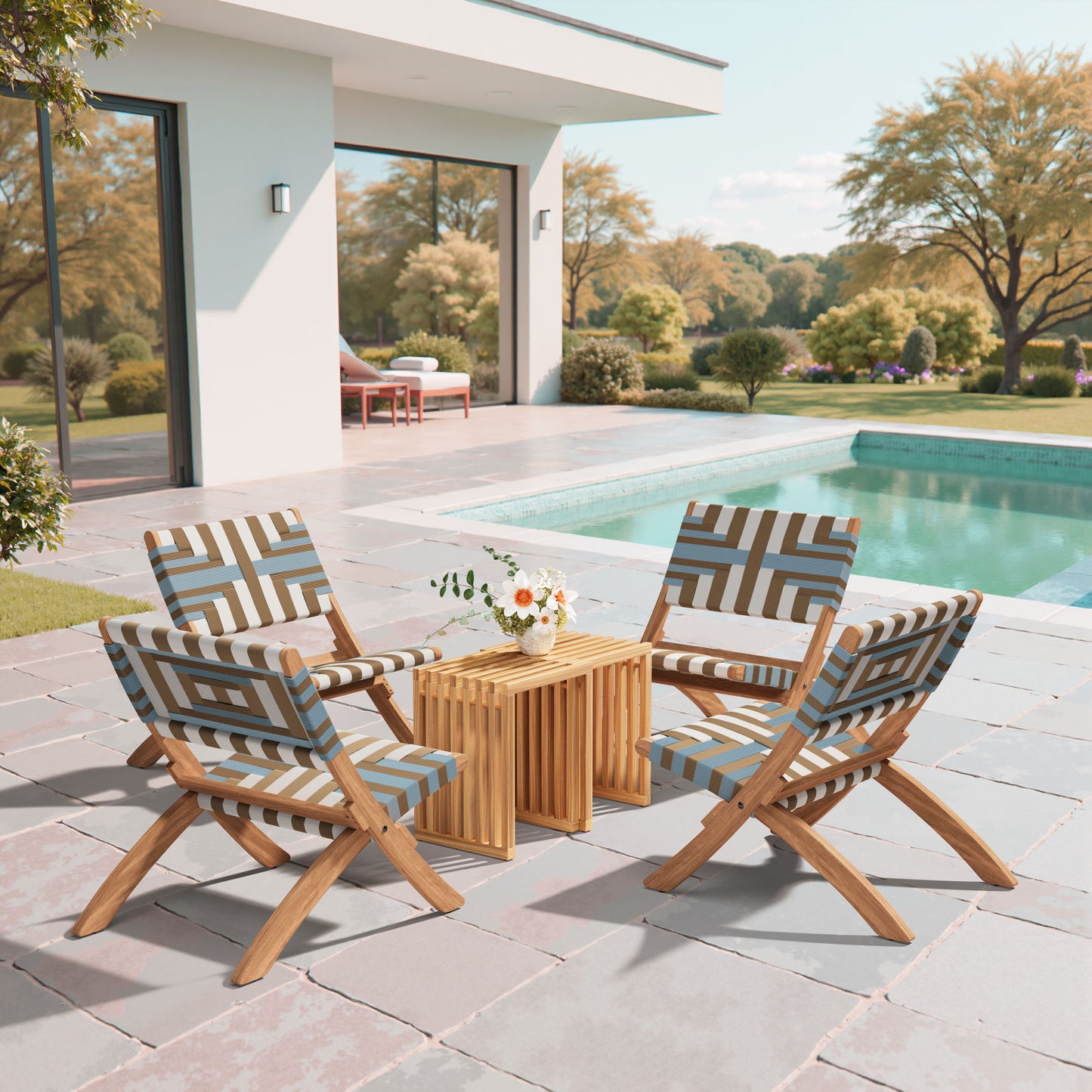 Riviera Extendable Stool (Set of 2) Natural - 10