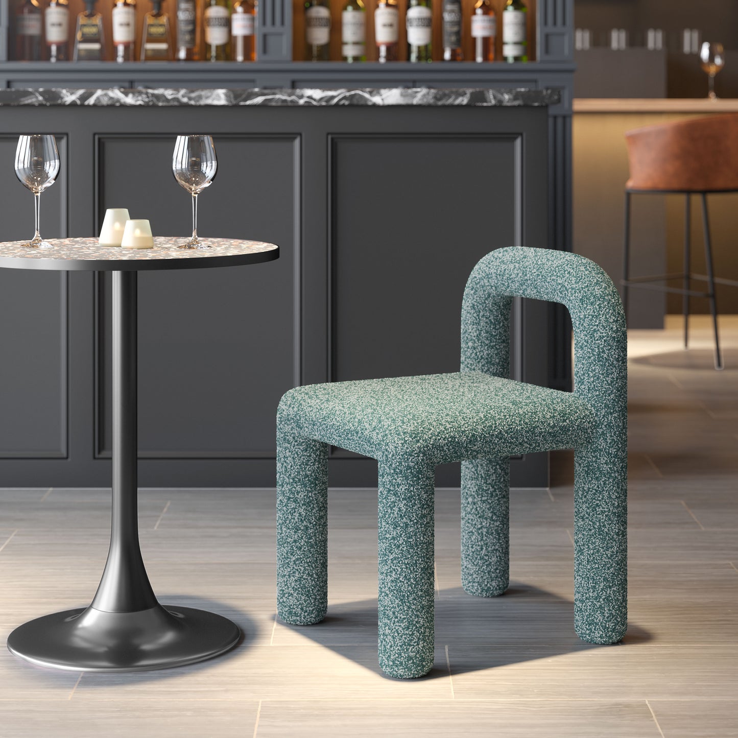 Arum Dining Chair (Set of 2) Snowy Green - 9