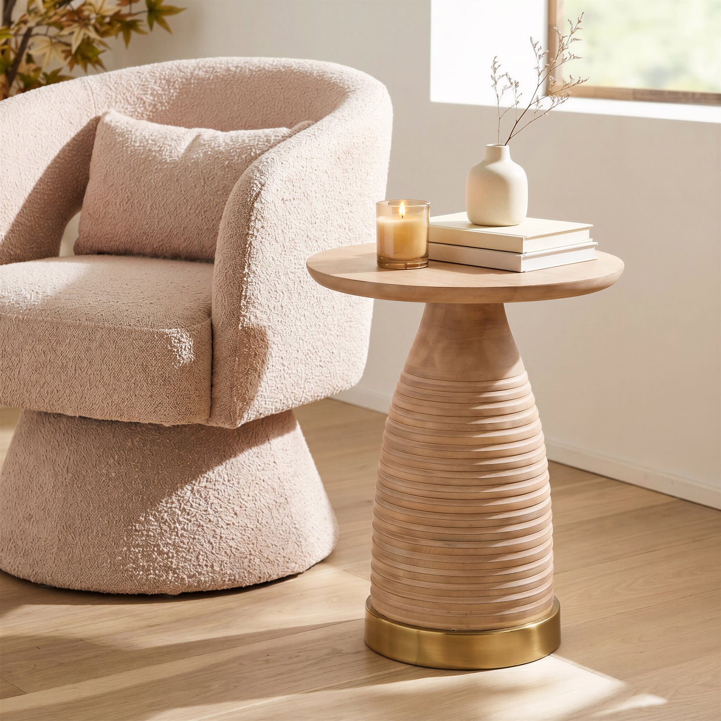 Radiant Side Table Natural - 6