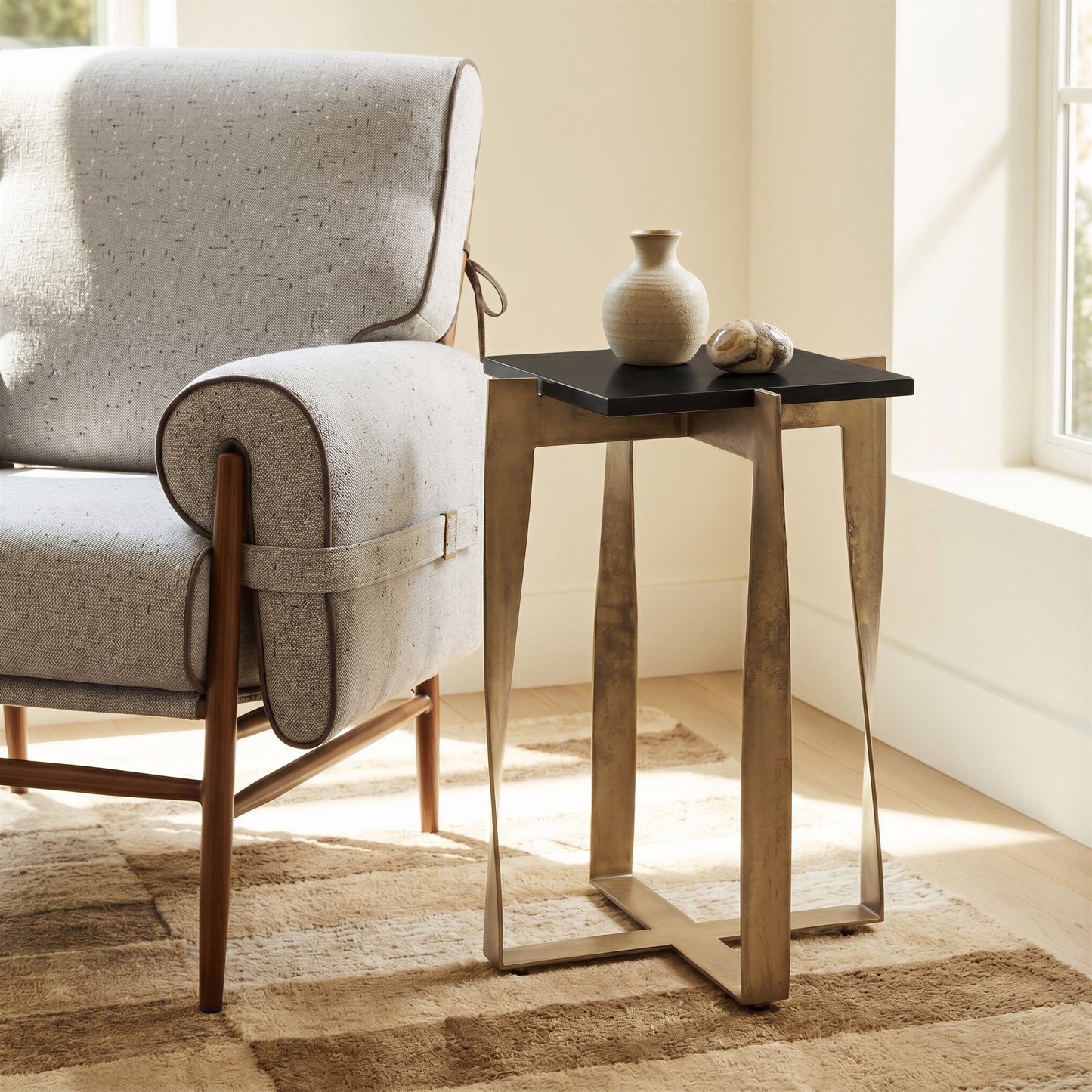 Klem Accent Chair Gray - 10