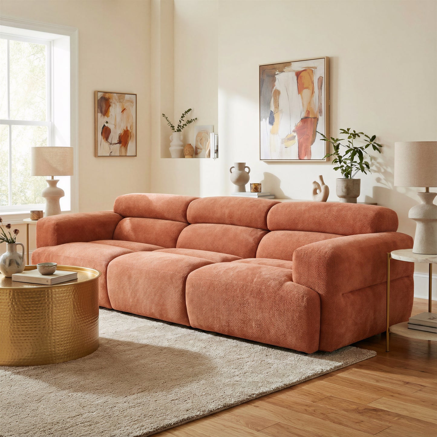 Alis Modular Sectional Orange - 8