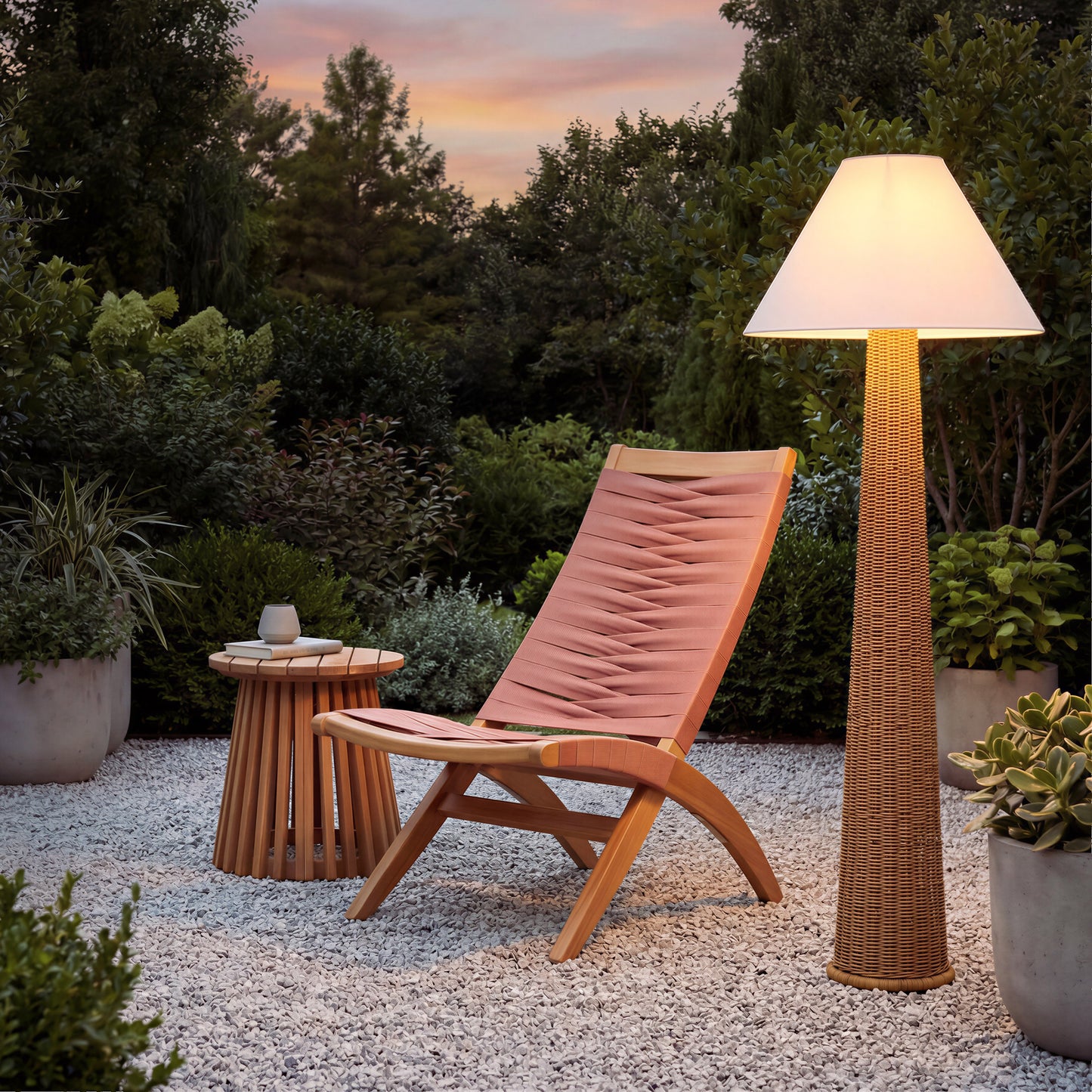 Palmia Solar Floor Lamp Natural - 14