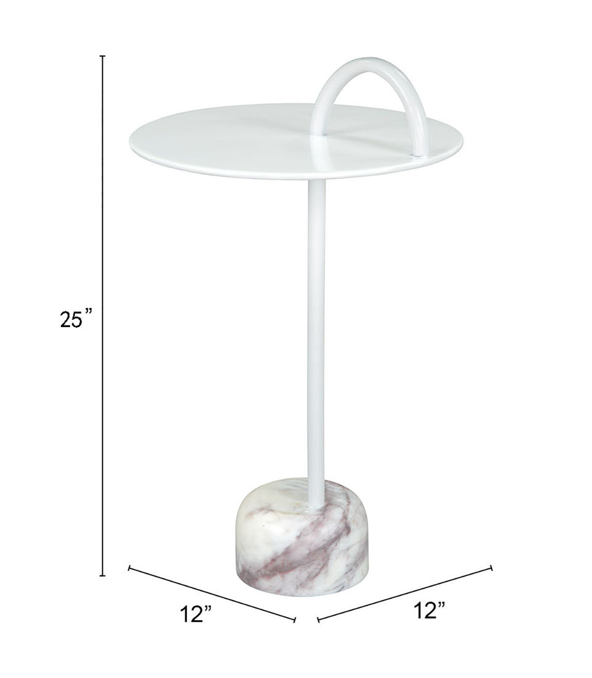 Will Side Table White