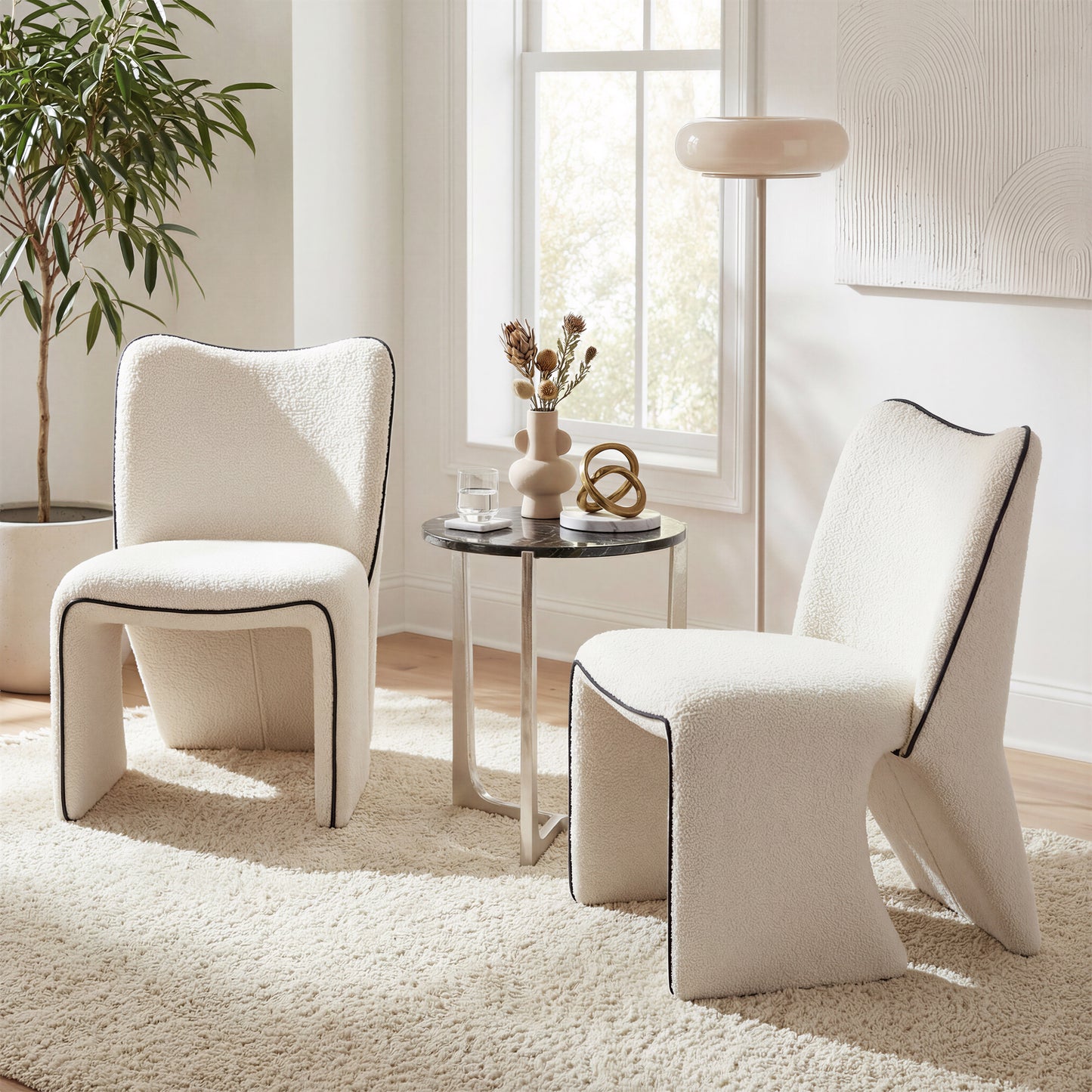 Novo Accent Chair Ivory - 10