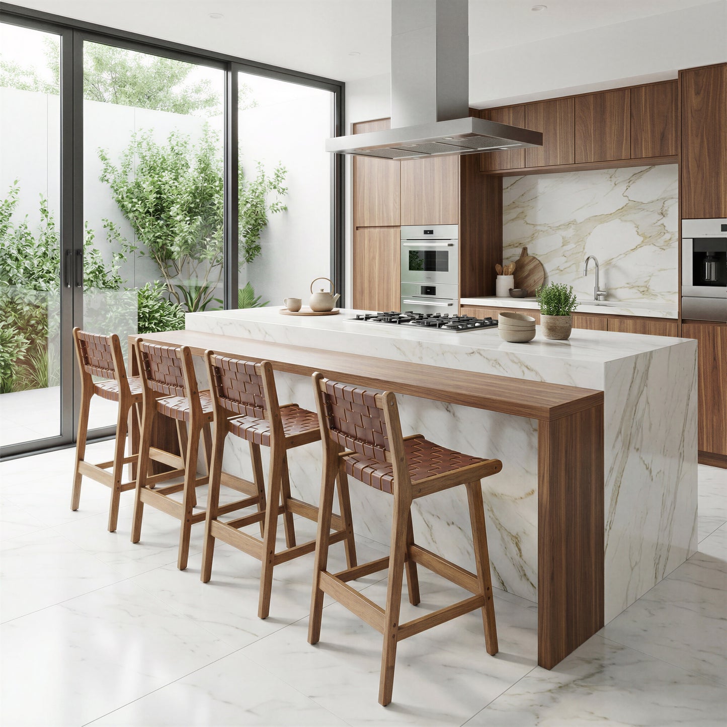 Feder Counter Stool (Set of 2) Brown - 9