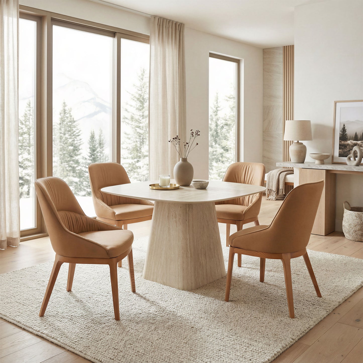 Ayr Dining Chair (Set of 2) Tan - 11