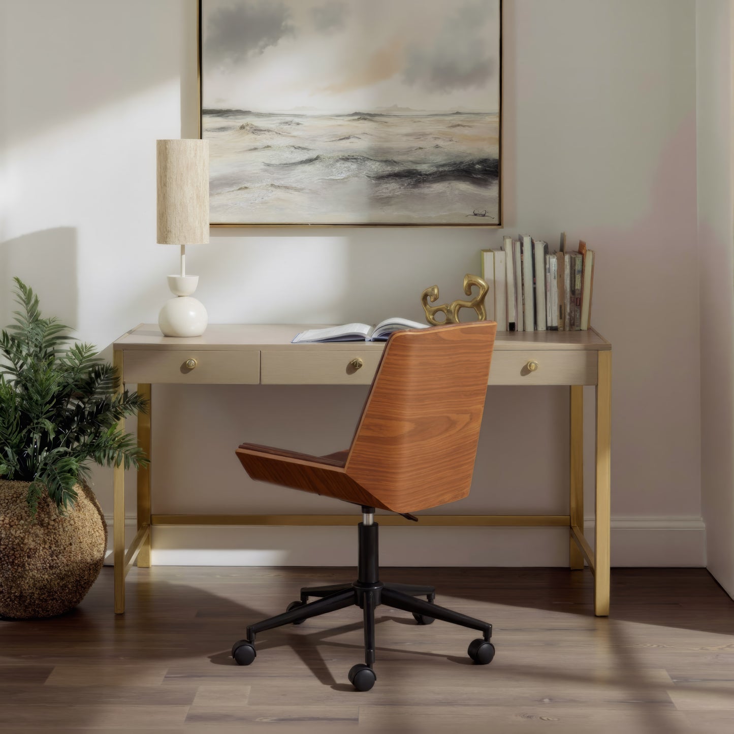 Maker Office Chair Brown - 12