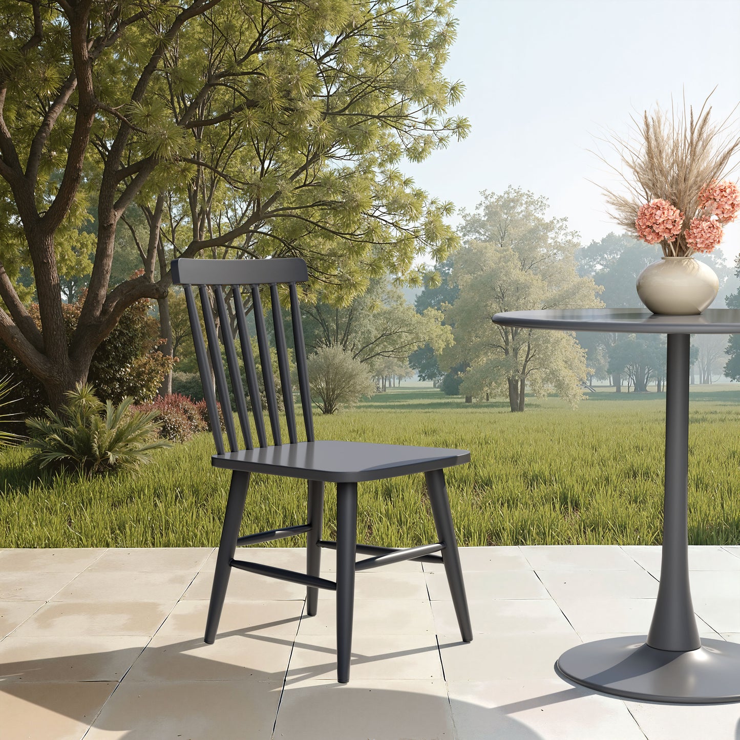 Zeilen Dining Chair (Set of 2) Black - 10