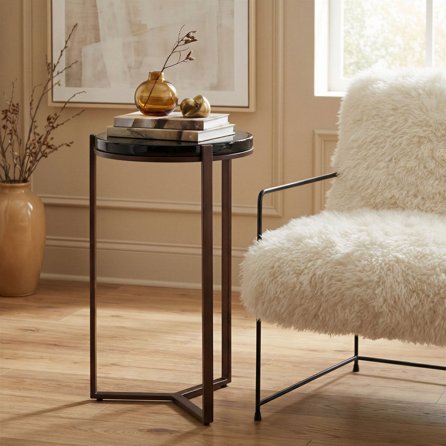 Pelut Accent Chair White - 9