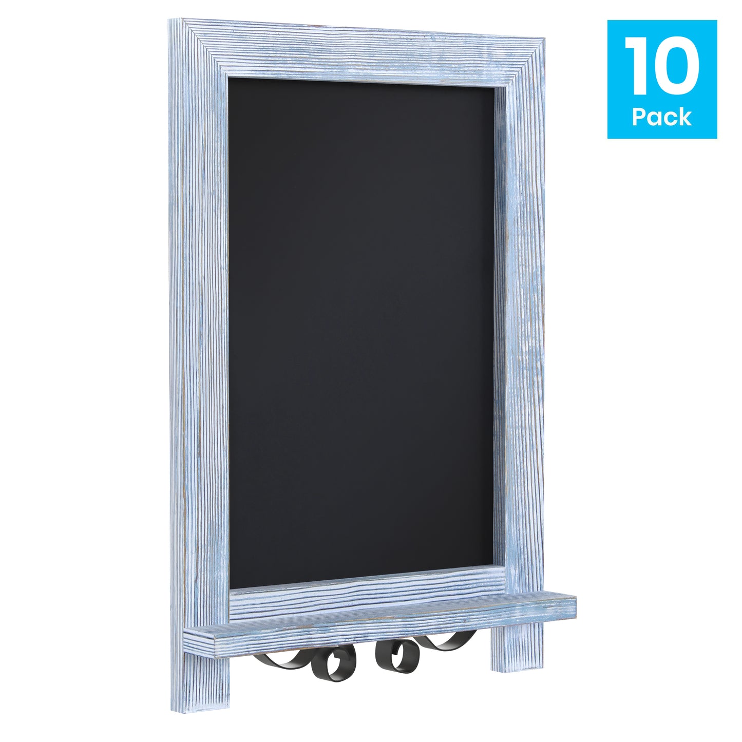 10PK Rustic Blue Chalkboards 10-HFKHD-GDIS-CRE8-912315-GG