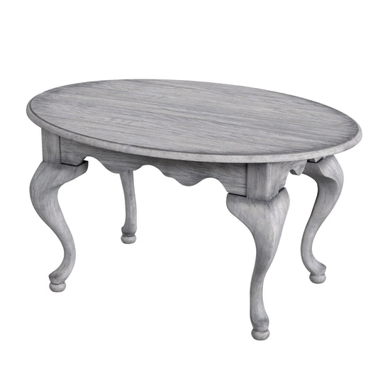 Grace Oval 4 Legs Coffee Table in Gray  3012418