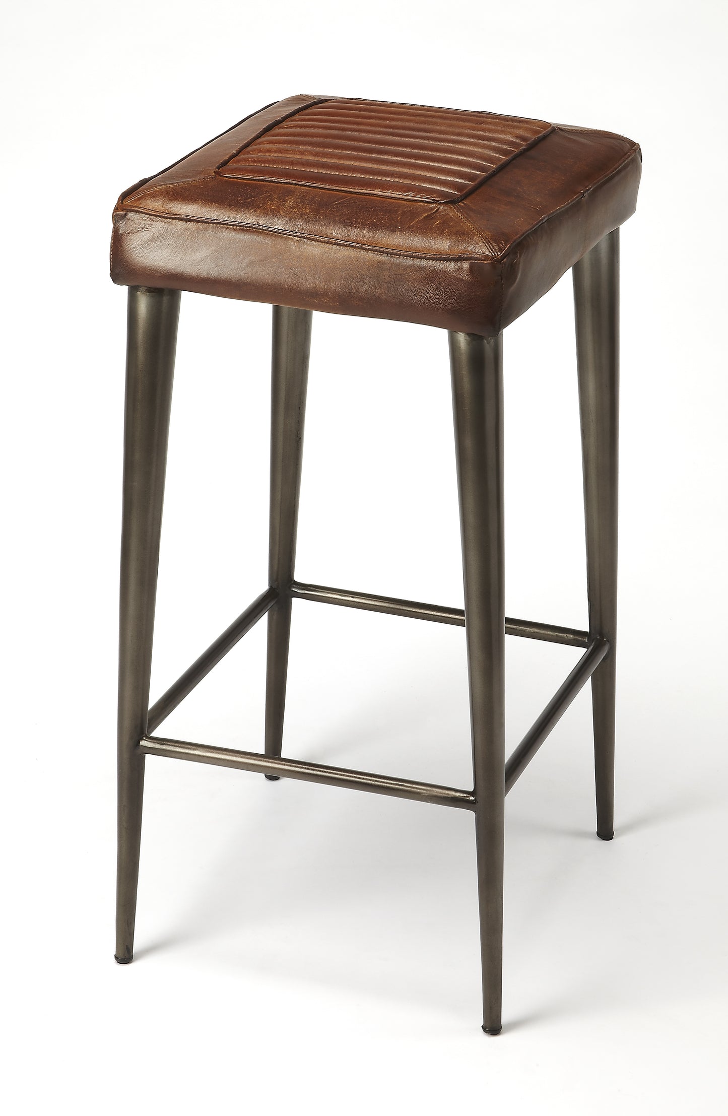 Maxwell Leather 32" Bar Stool in Dark Brown 4346344