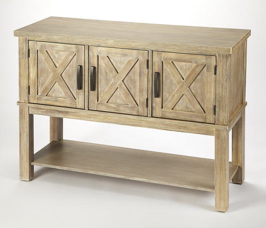 Chateau Urban 48" Buffet in Gray,Natural Wood  5388284