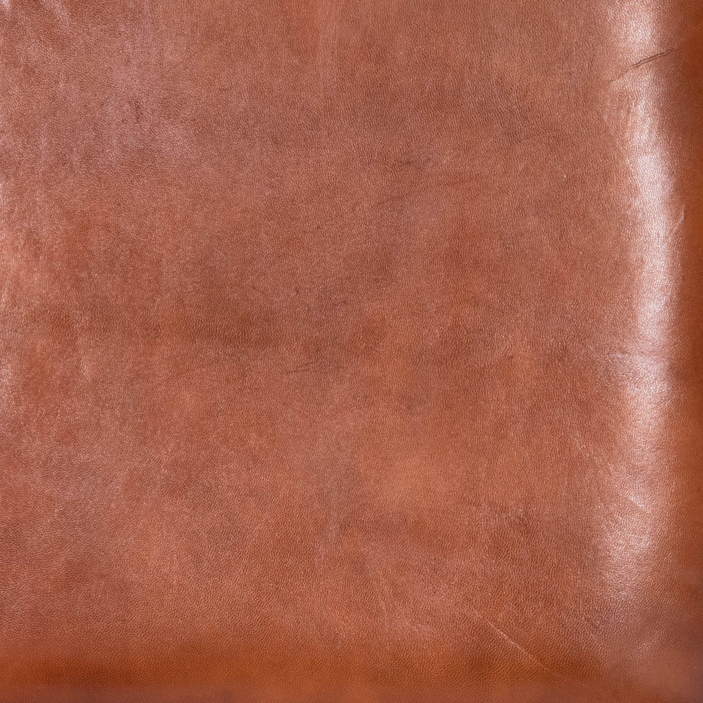 Lazarus Leather & Metal 31.5" Bar Stool in Medium Brown  5496330