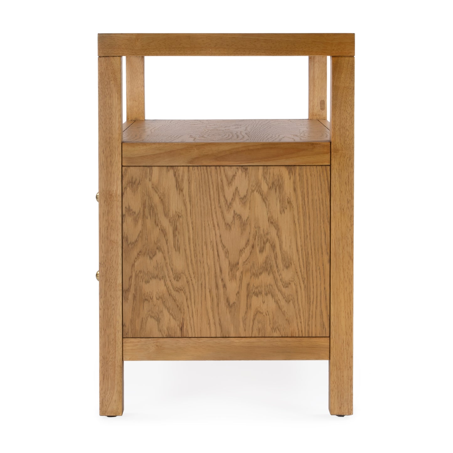 Celine 2 Drawer Wide Nightstand in Natural 5732452