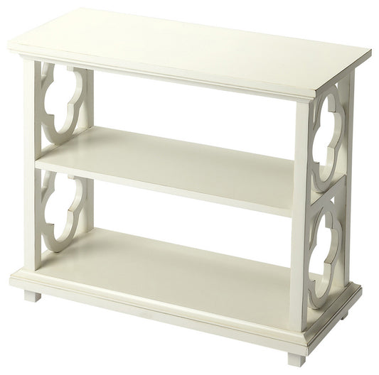 Paloma 2 Shelf 30"W Bookcase in White  9331222