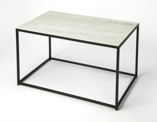 Phinney Marble & Metal Coffee Table in Multi-Color  9386389