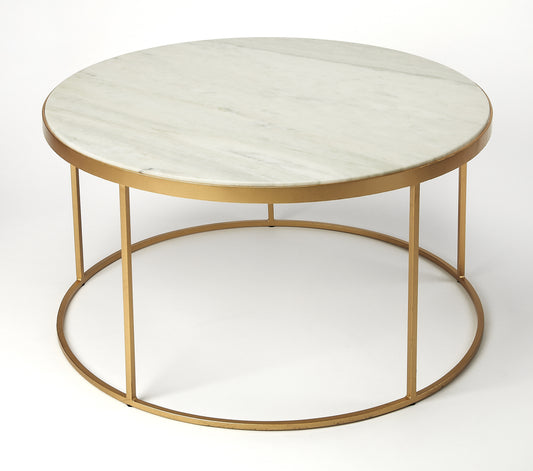 Triton Marble Coffee Table in Multi-Color  9392389