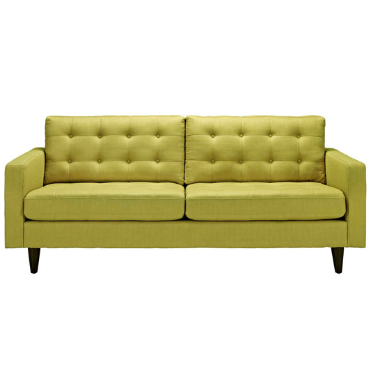 Empress Upholstered Fabric Sofa Wheatgrass EEI-1011-WHE