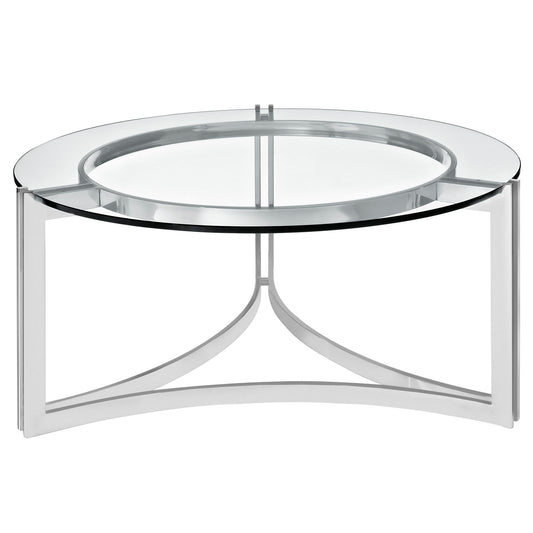 Signet Stainless Steel Coffee Table Silver EEI-1438-SLV