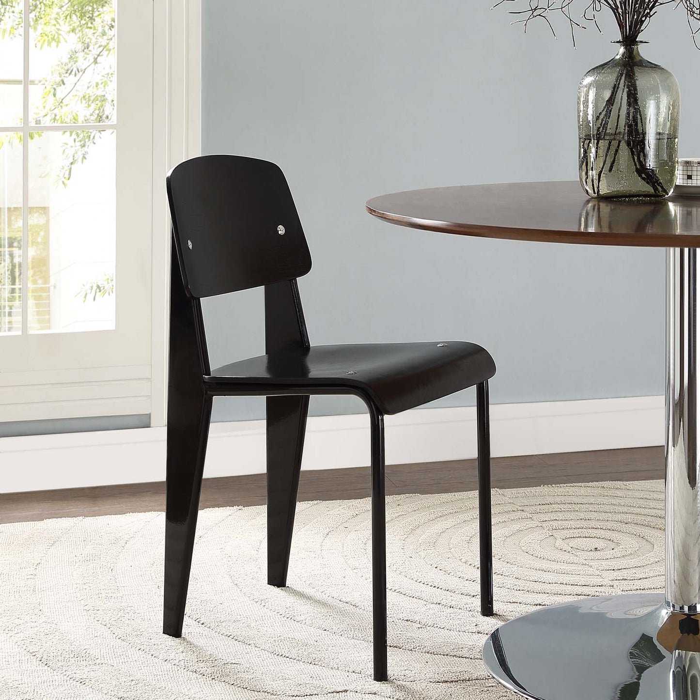 Cabin Dining Side Chair Black Black