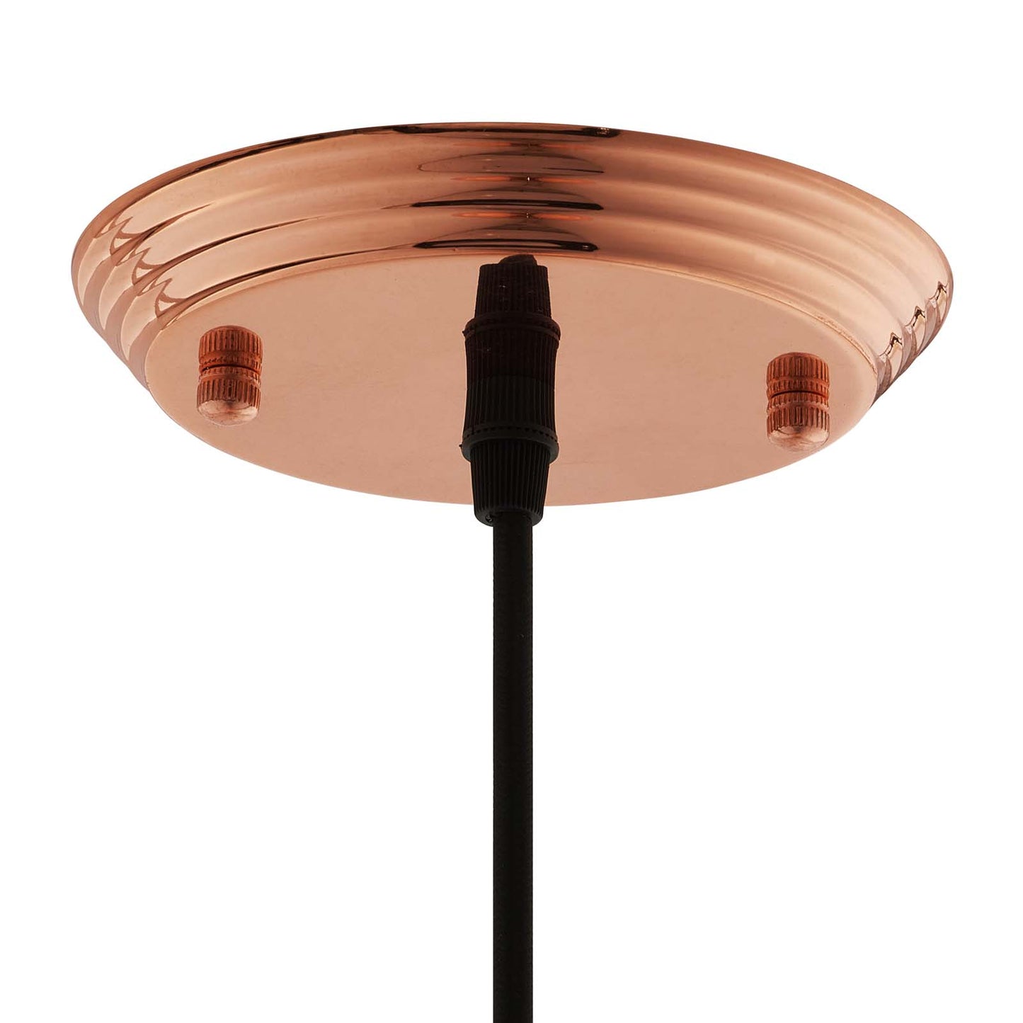 Dimple 11" Bell-Shaped Rose Gold Pendant Light  EEI-2904