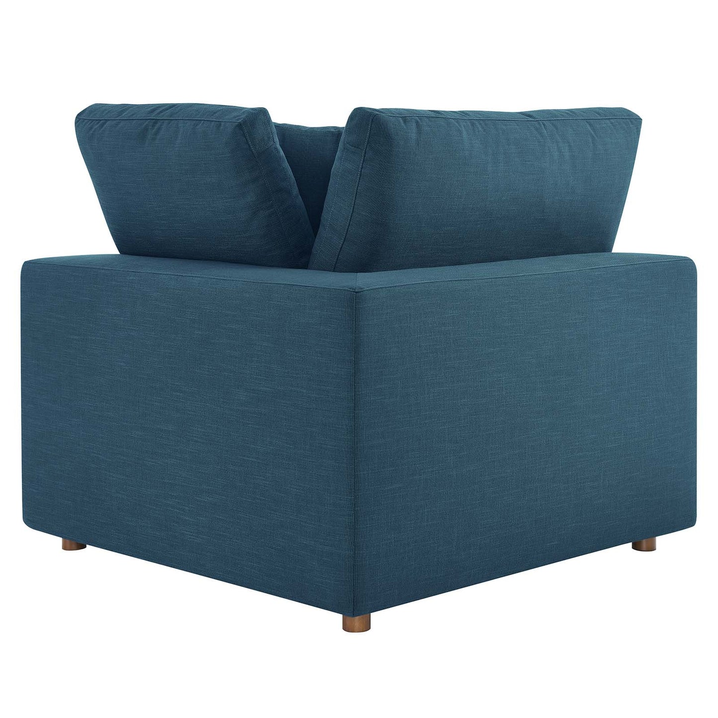 Commix Down Filled Overstuffed 2 Piece Sectional Sofa Set Azure EEI-3354-AZU