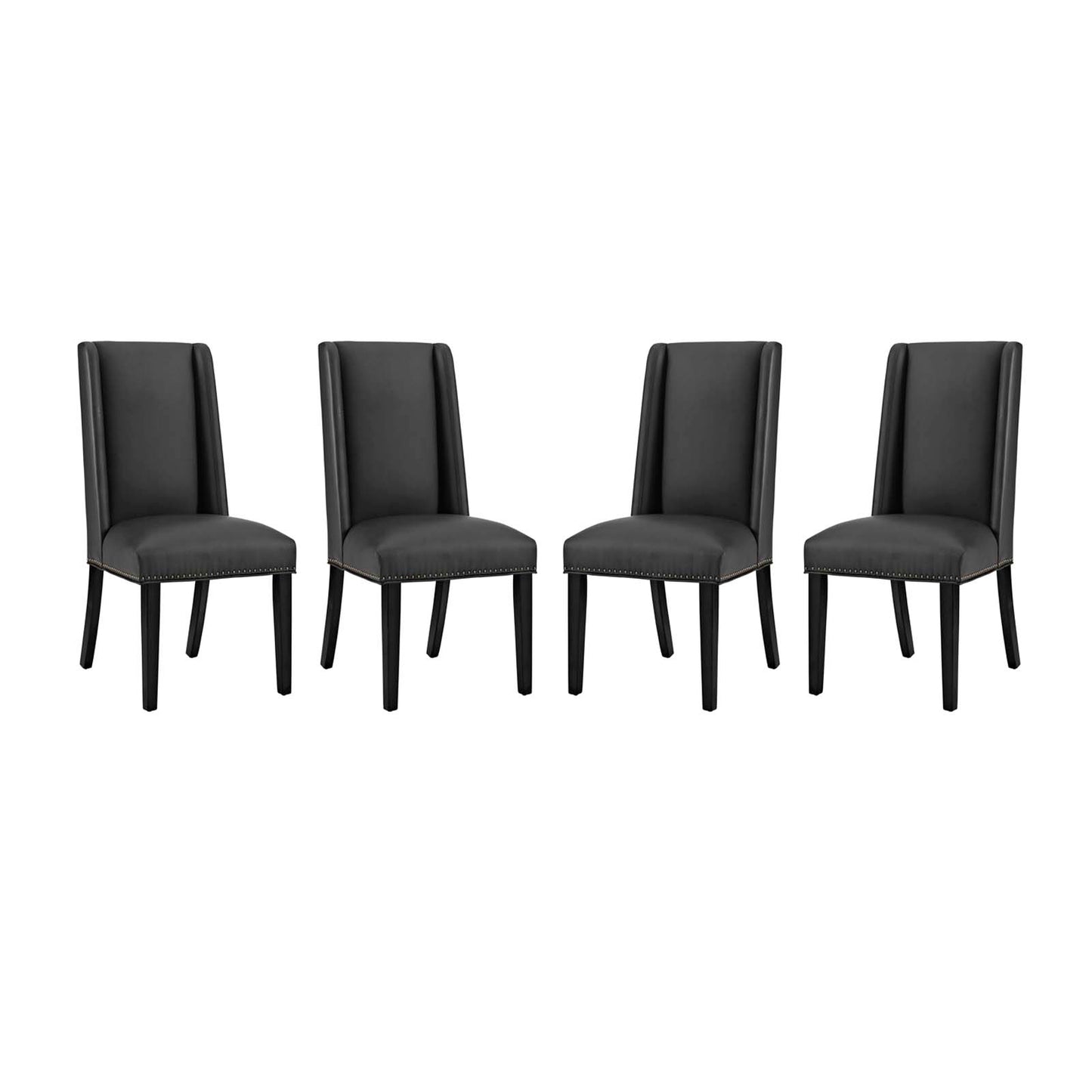 Baron Vegan Leather Dining Chair Set of 4 EEI-2232 &
