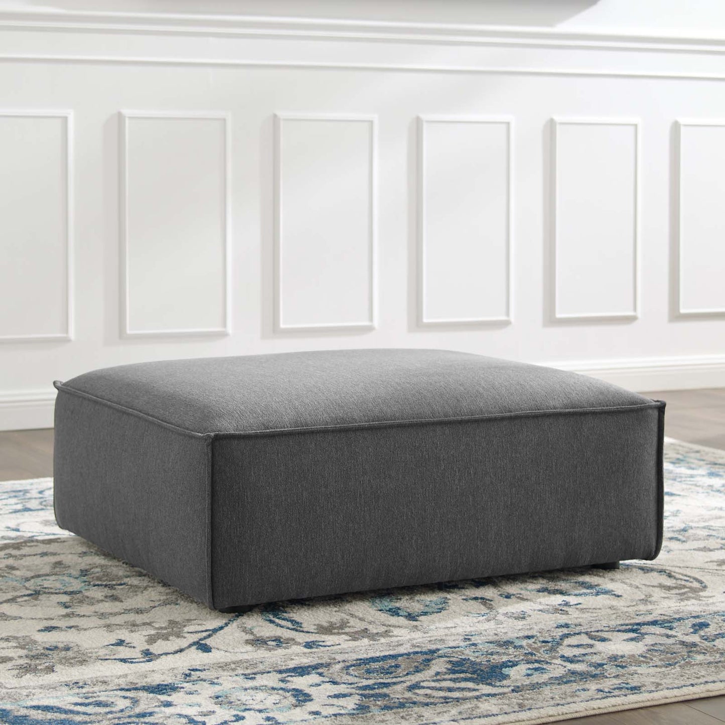 Restore Ottoman Charcoal EEI-3873-CHA