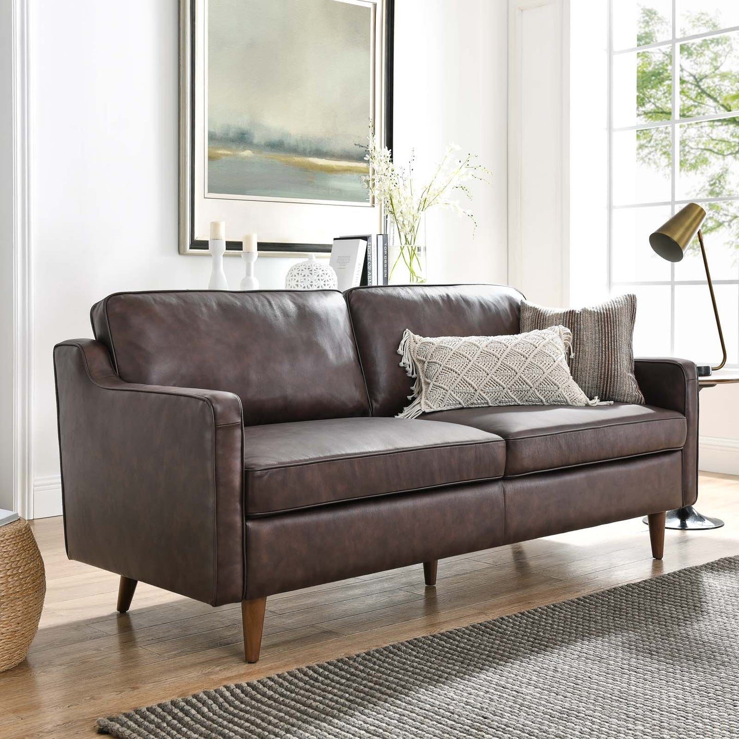 Impart Genuine Leather Sofa EEI-5553