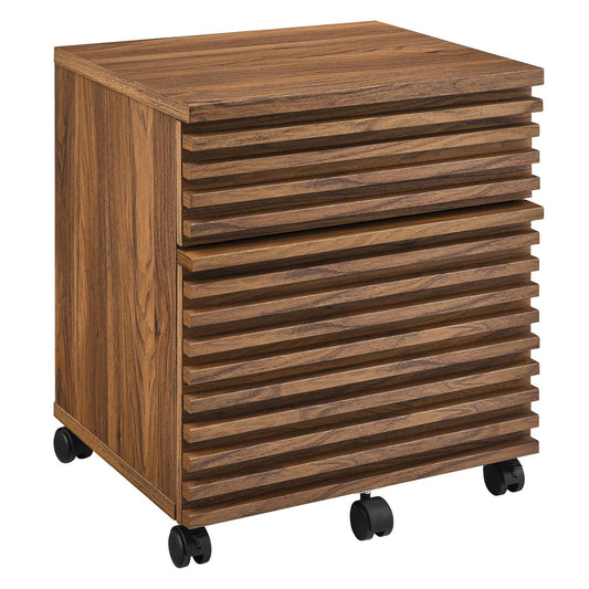 Render Wood File Cabinet Walnut EEI-5704-WAL