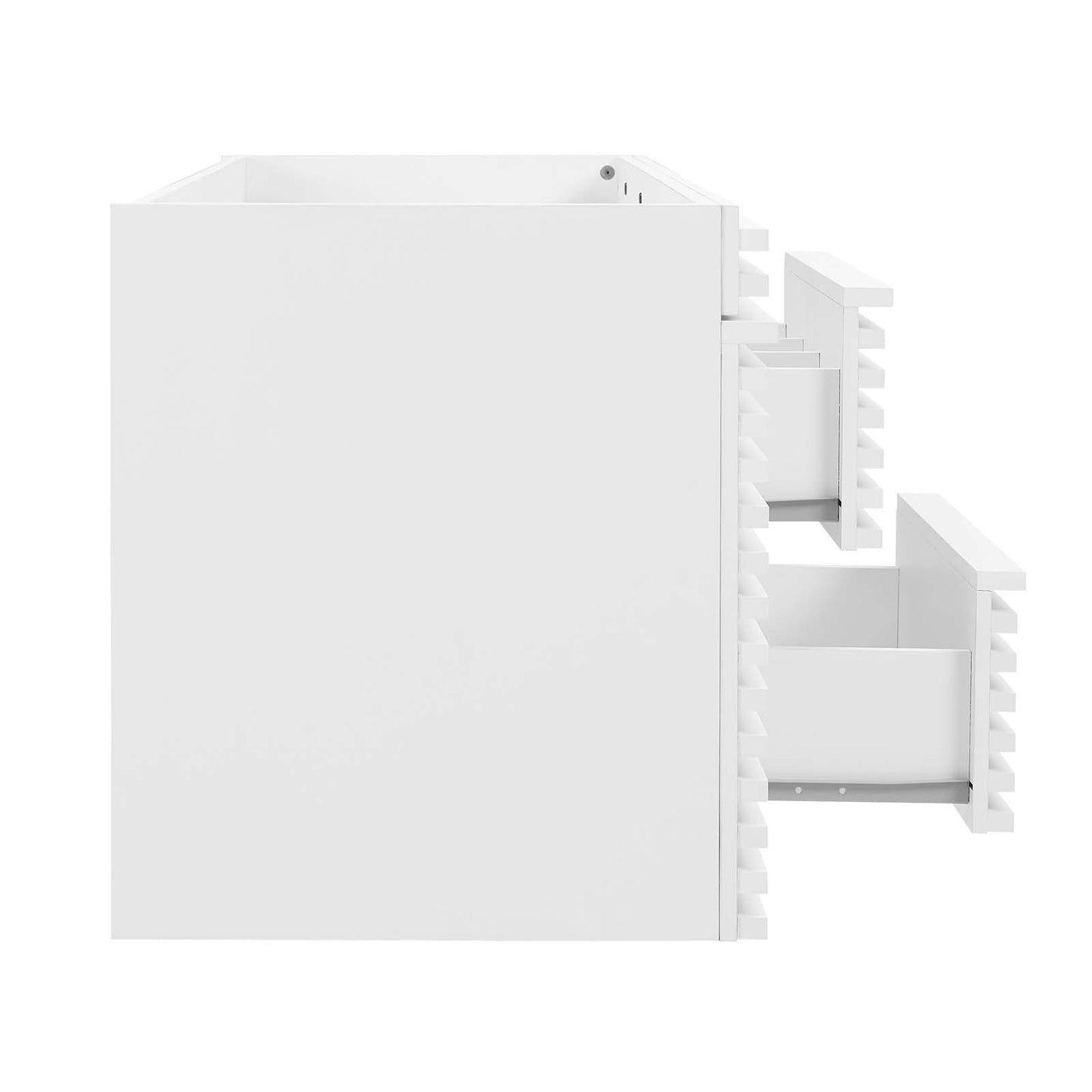 Render 48" Single Sink Compatible (Not Included) Bathroom Vanity Cabinet White EEI-5866-WHI