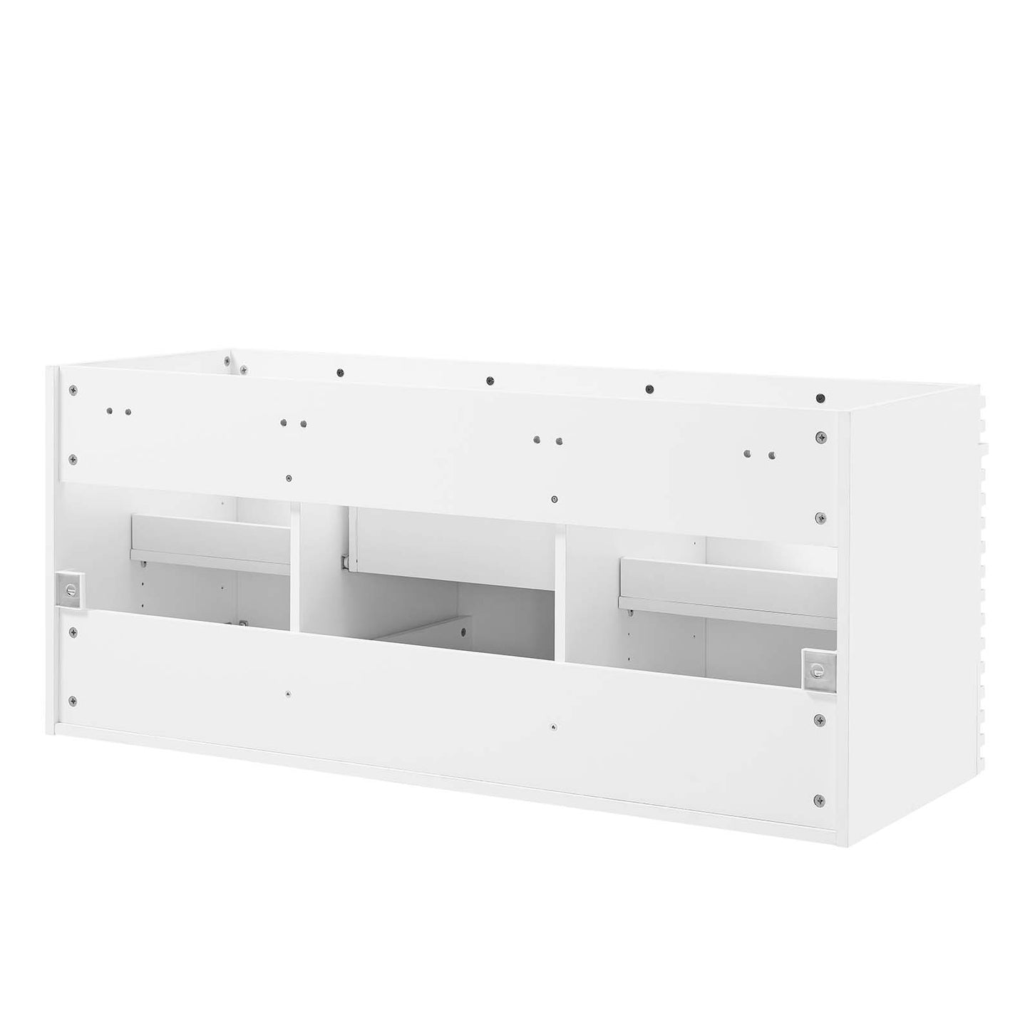 Render 48" Double Sink Compatible (Not Included) Bathroom Vanity Cabinet White EEI-5867-WHI