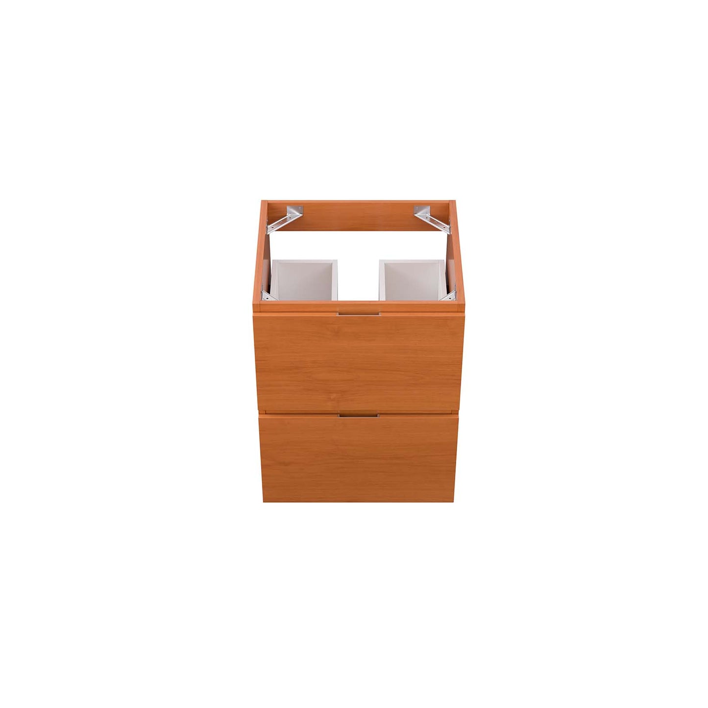 Scenic 18" Wall-Mount Bathroom Vanity Cabinet (Sink Basin Not Included) Cherry Walnut EEI-5878-CHE