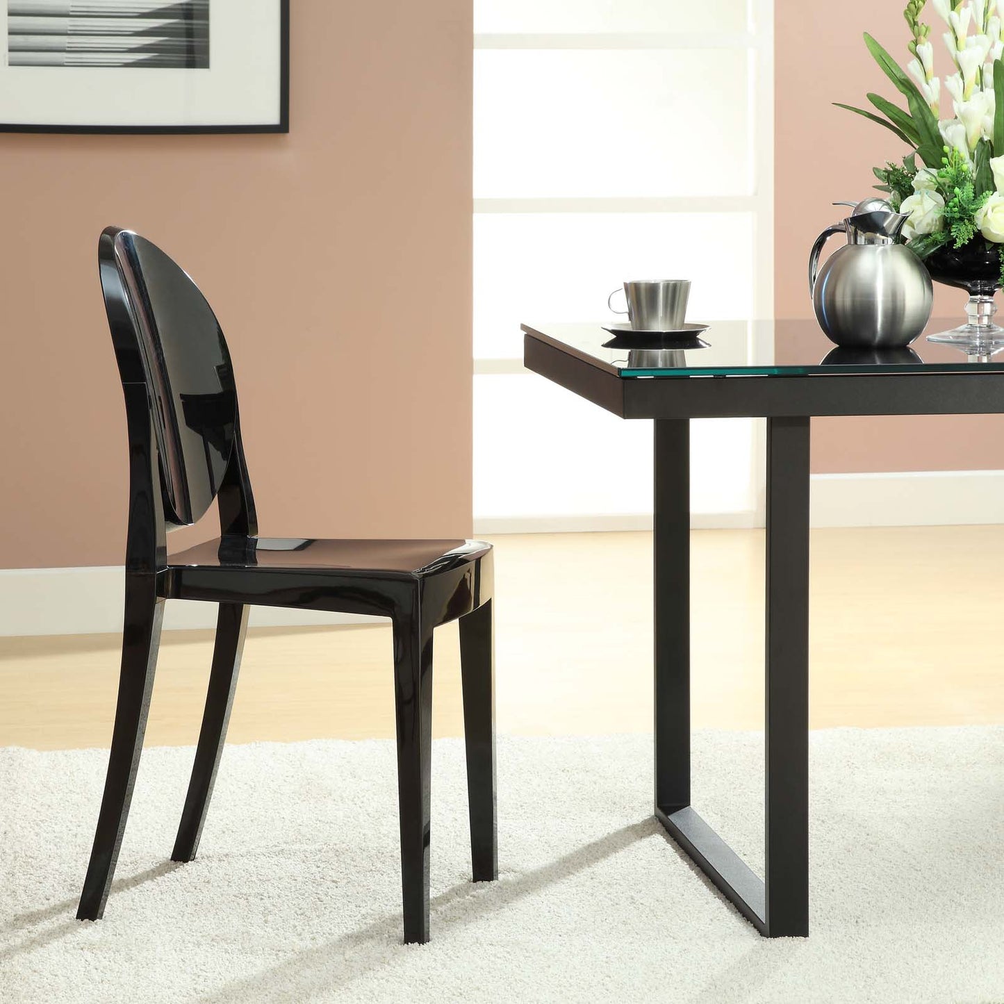 Casper Dining Chairs Set of 2 Black
