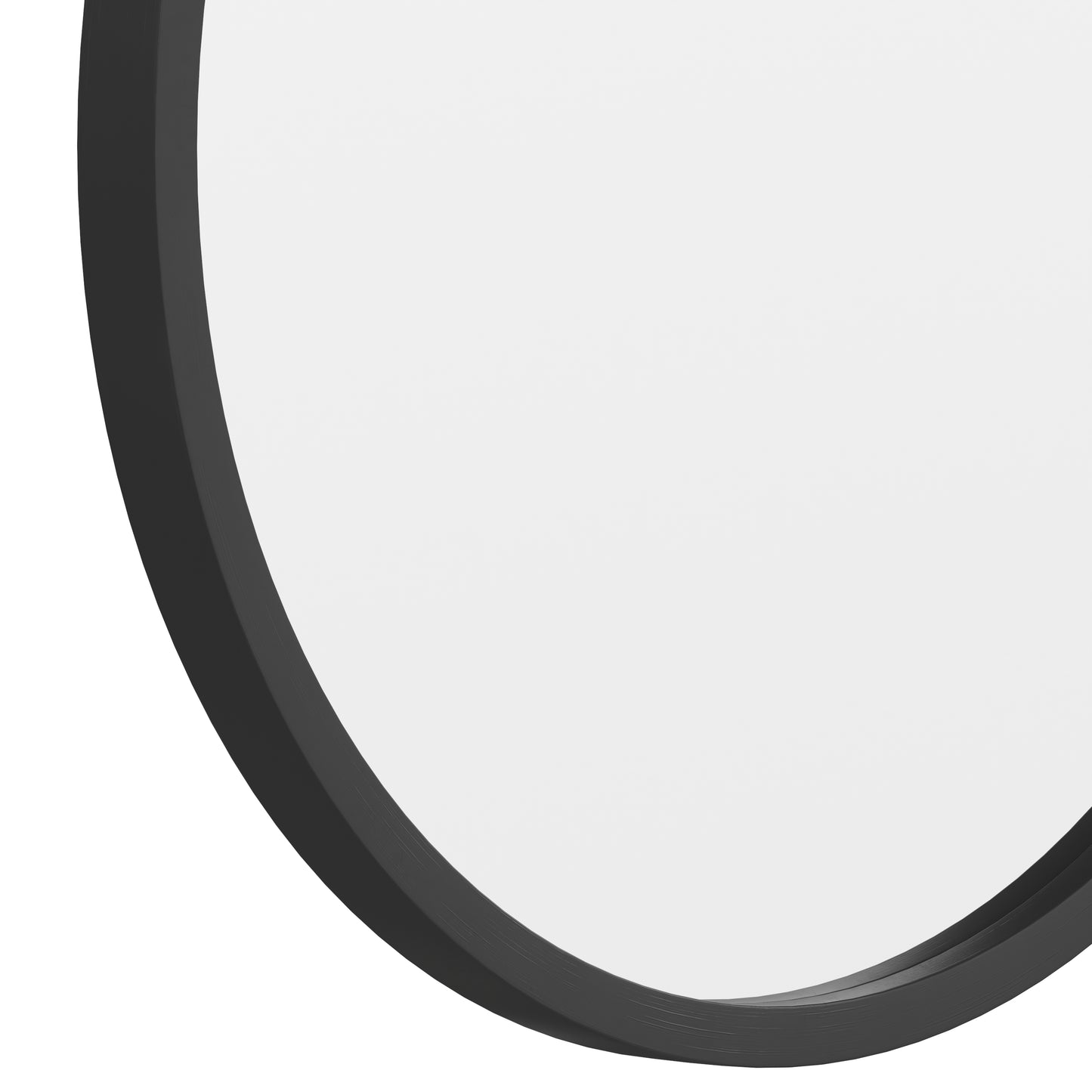Black 16" Round Wall Mirror HFKHD-6GD-CRE8-881315-GG
