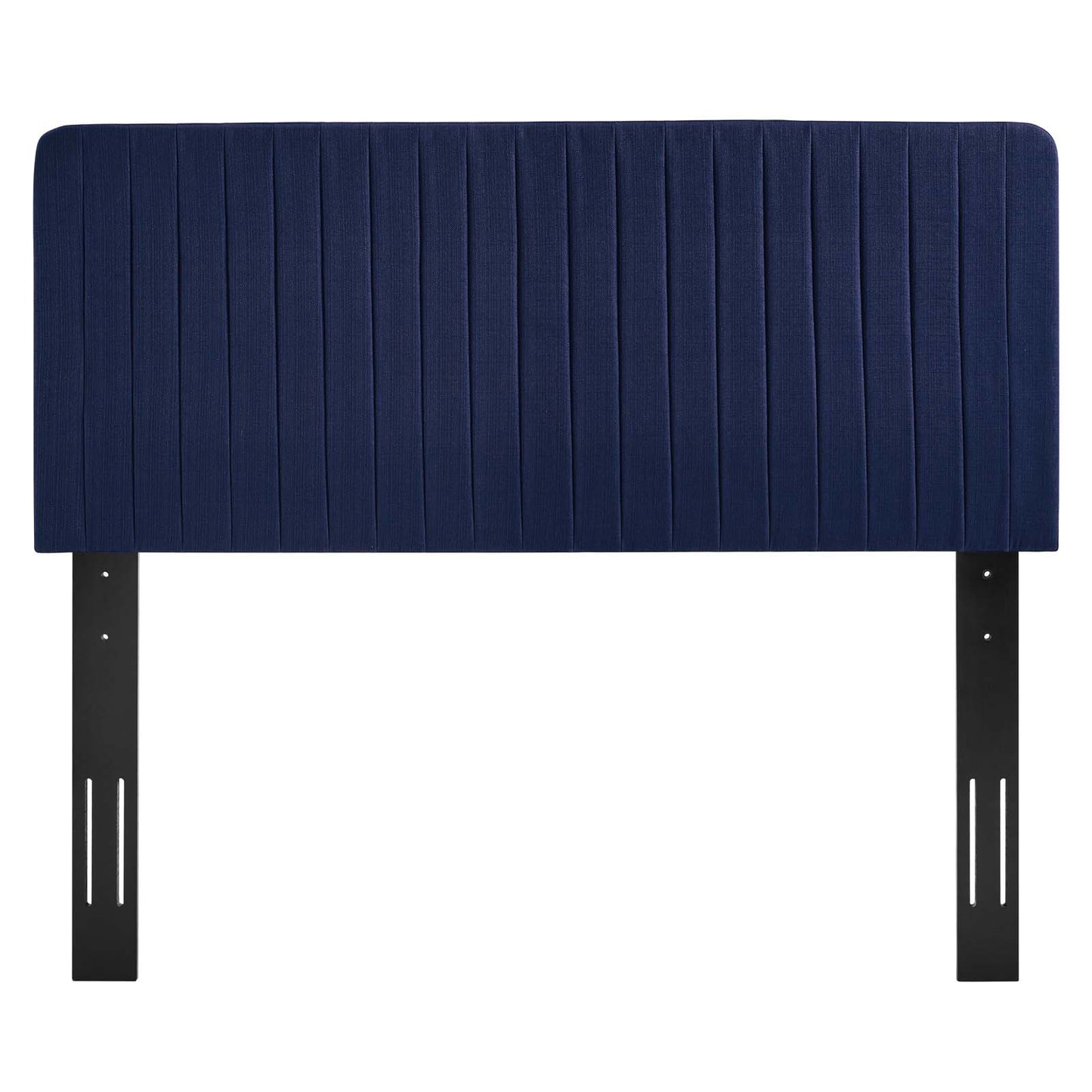 Milenna Channel Tufted Upholstered Fabric Twin Headboard Royal Blue MOD-6338-ROY
