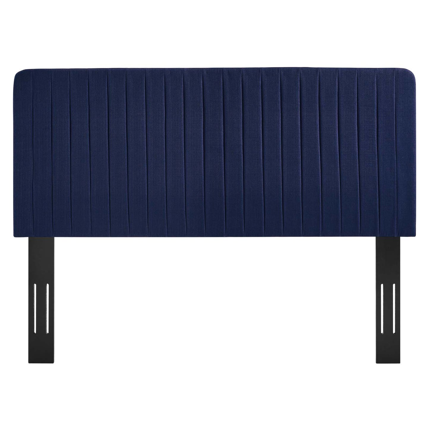 Milenna Channel Tufted Upholstered Fabric Twin Headboard Royal Blue MOD-6338-ROY