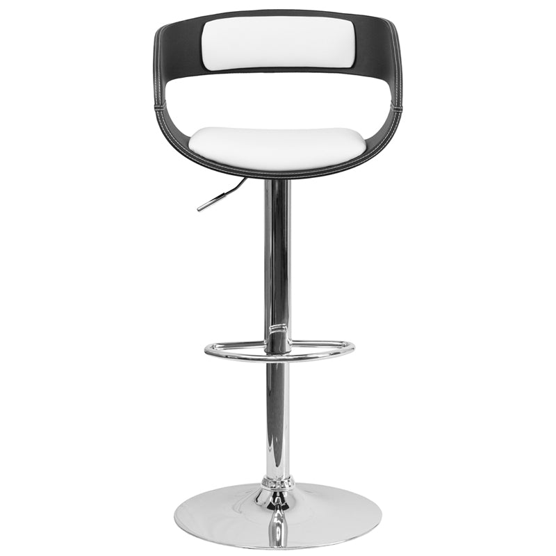 Two Tone Black/White Barstool SD-2207-GG