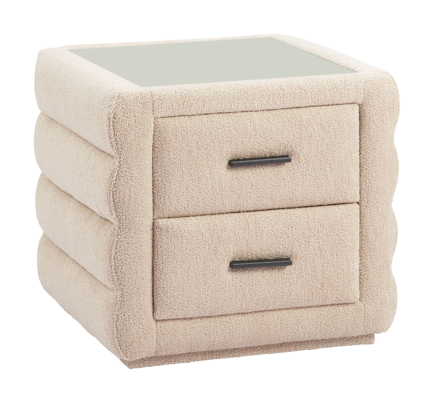 Soffice Nightstand Beige - 6