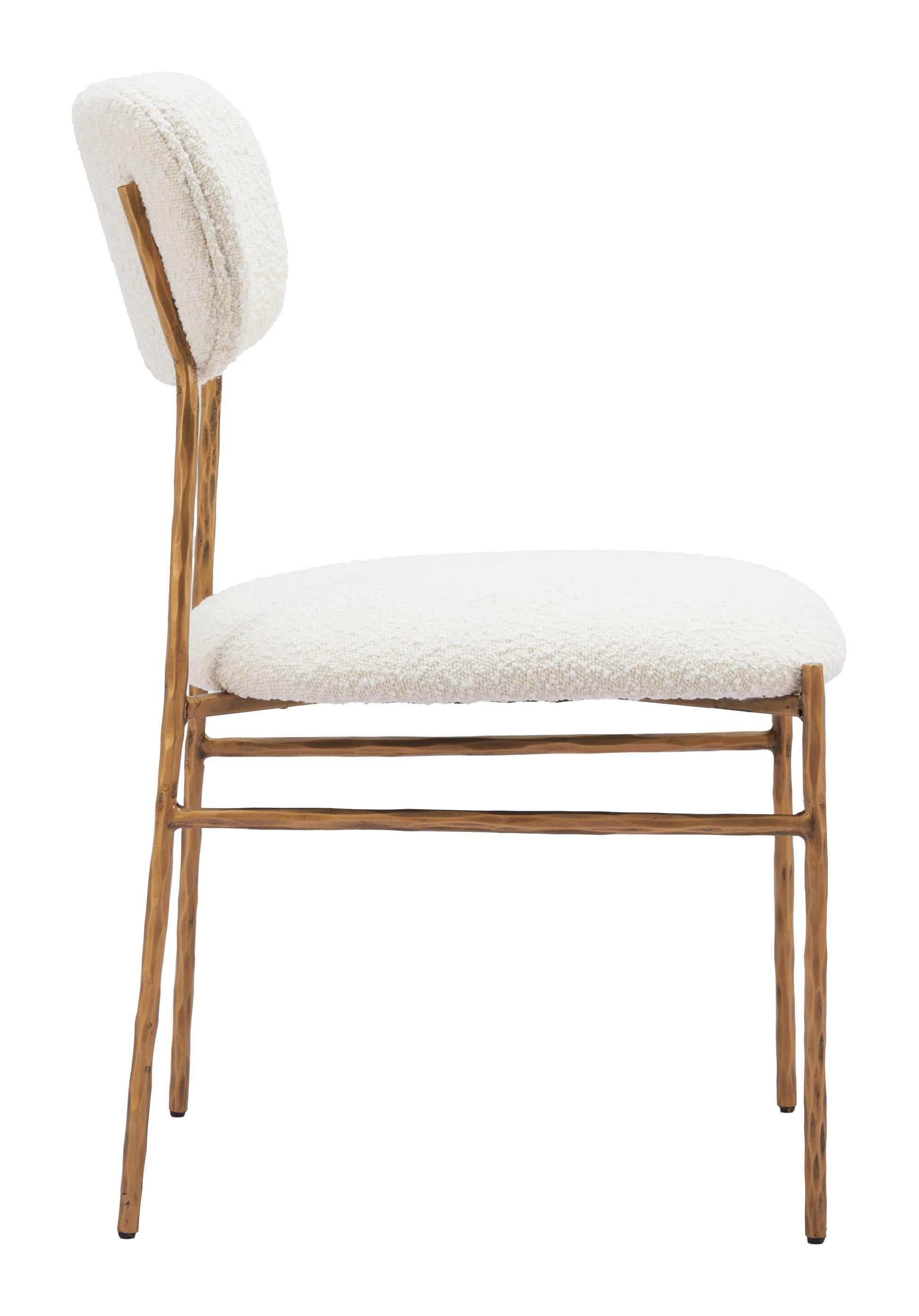 Sydhavnen Dining Chair Cream & Gold - 2