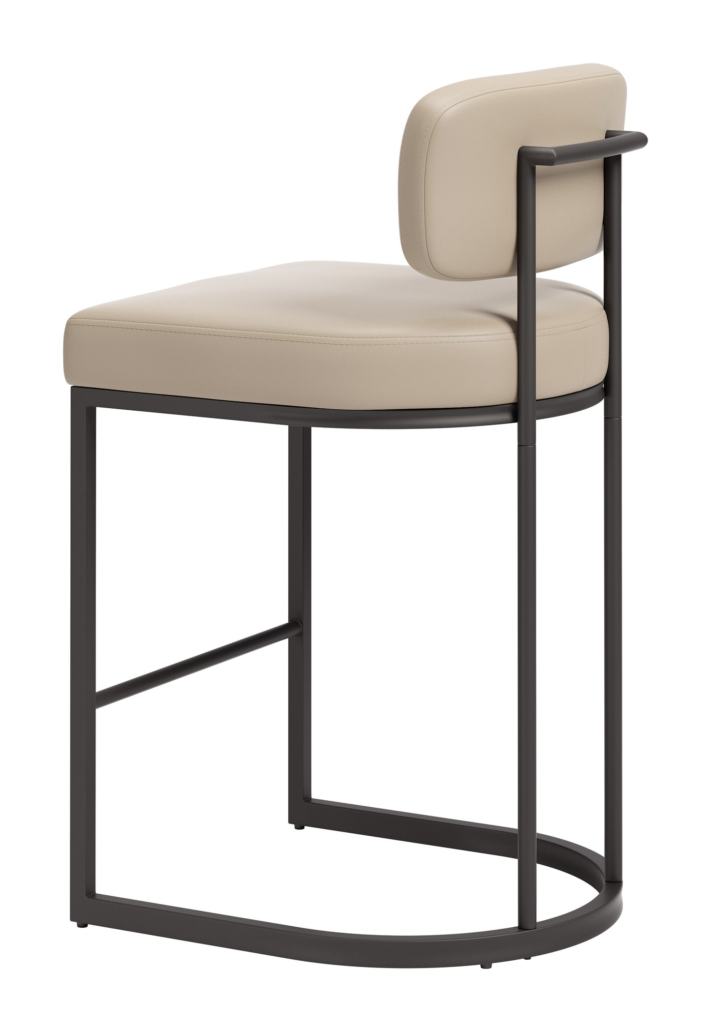 Velar Counter Stool (Set of 2) Beige & Gray - 5