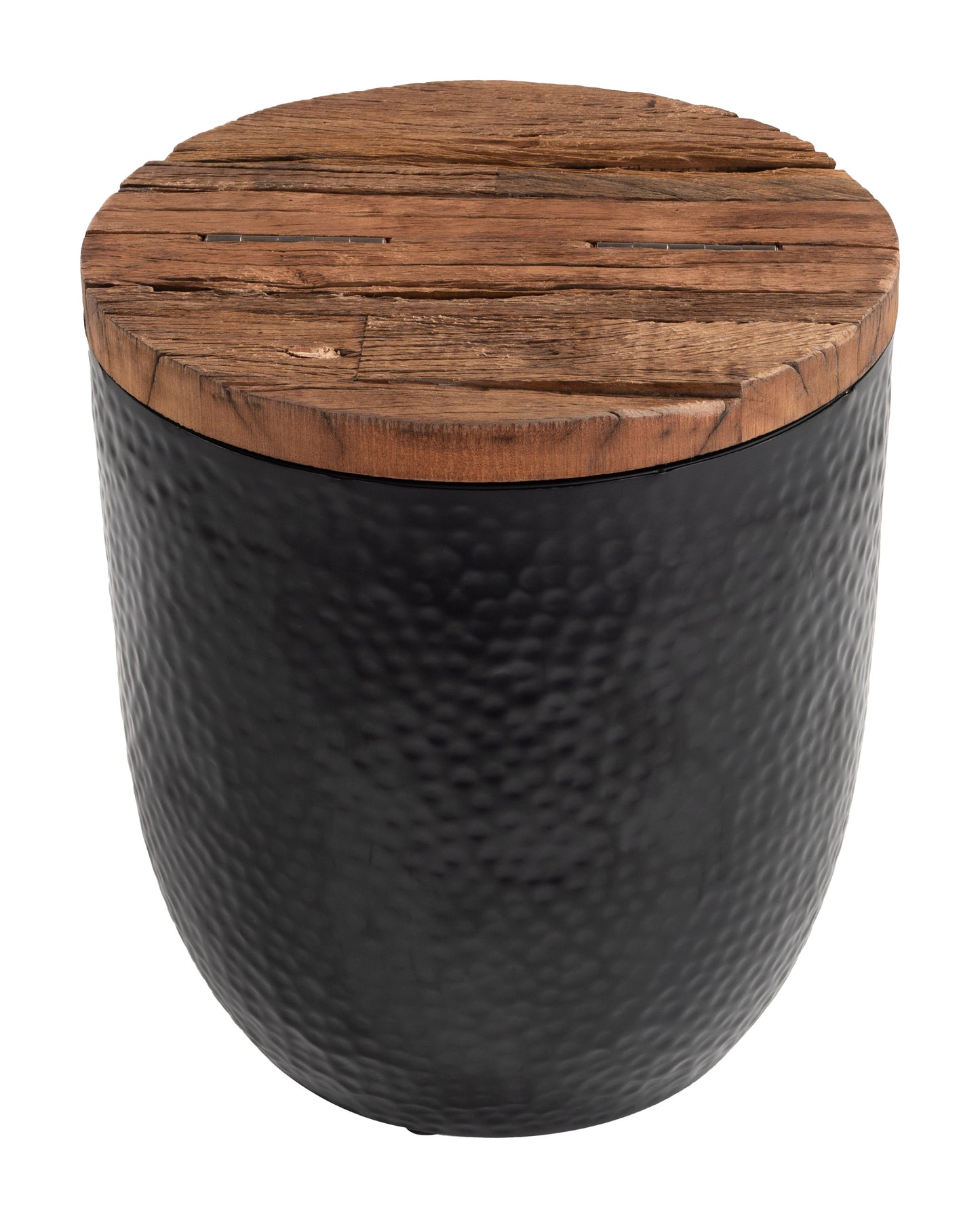 Duskan Storage Side Table Natural & Black - 3