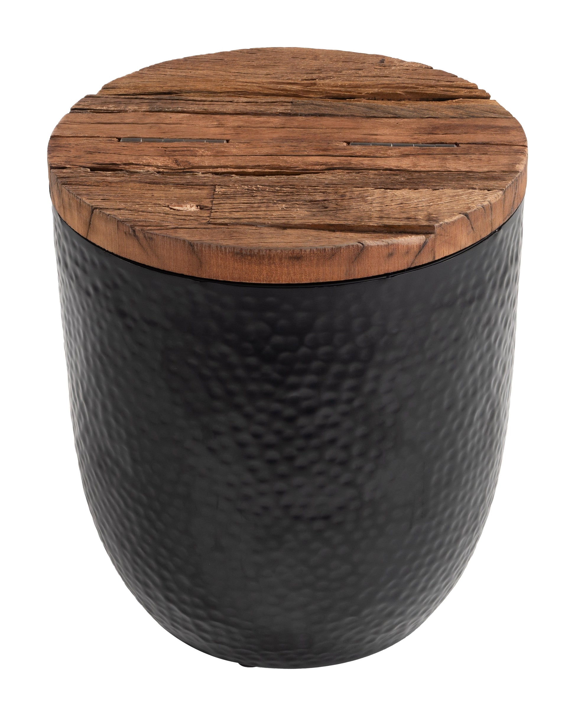 Duskan Storage Side Table Natural & Black - 3