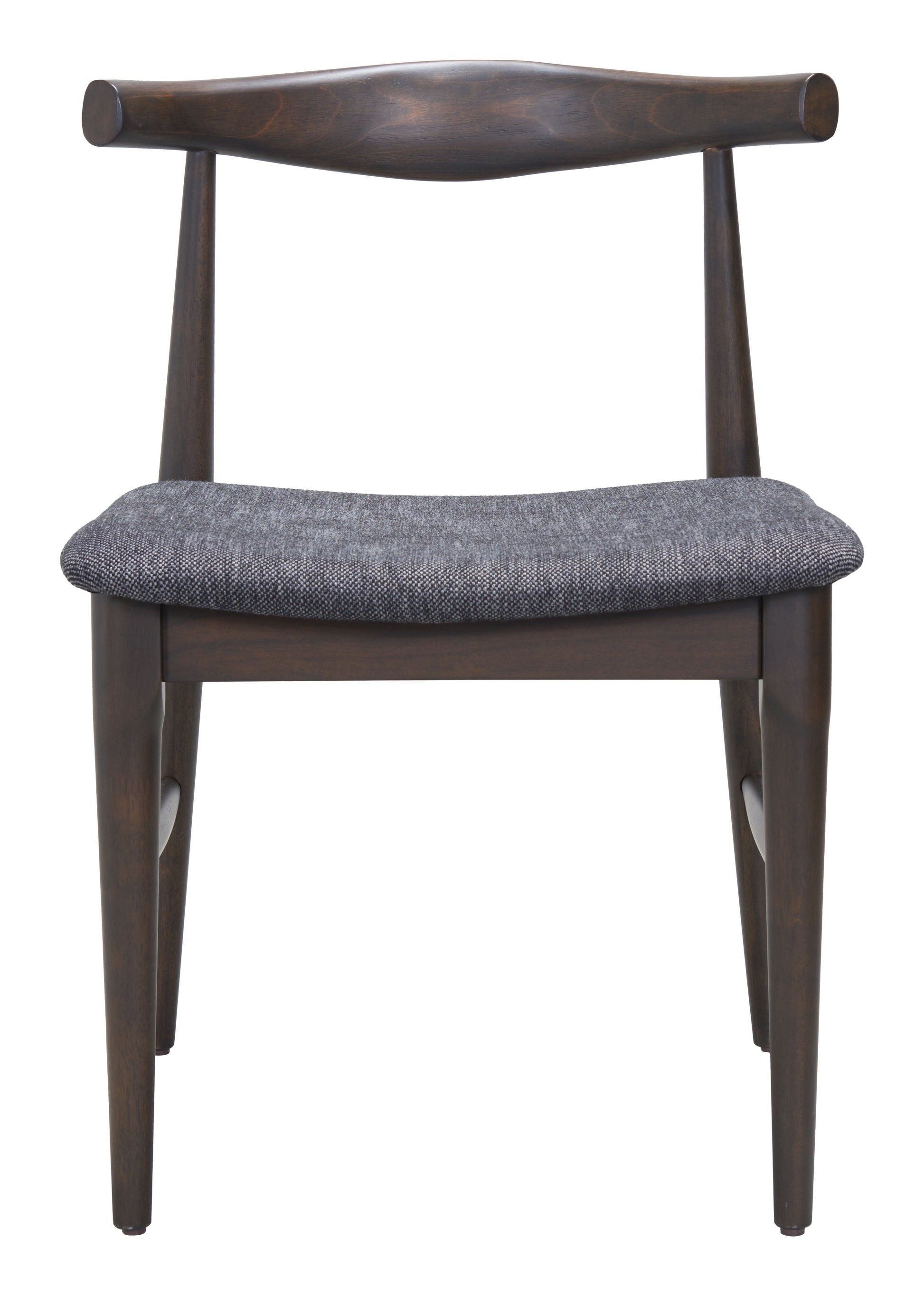 Tuzka Dining Chair (Set of 2) Gray & Espresso - 3