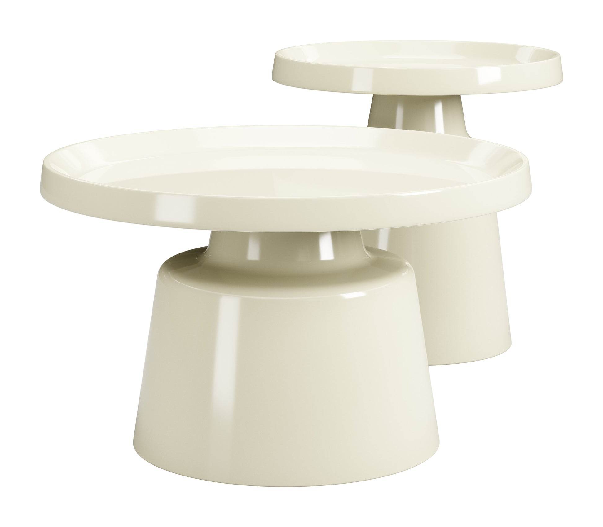 Beurre Coffee Table Set (2-Piece) Ivory - 3