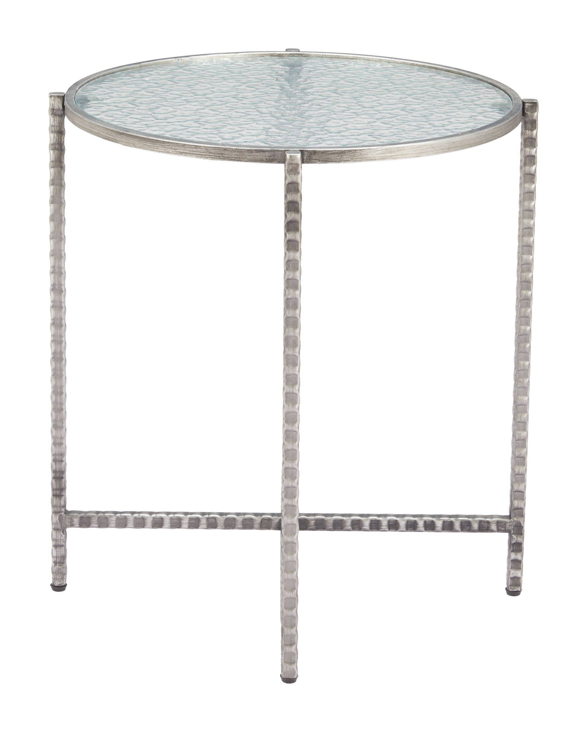 Vetro Side Table Silver - 2