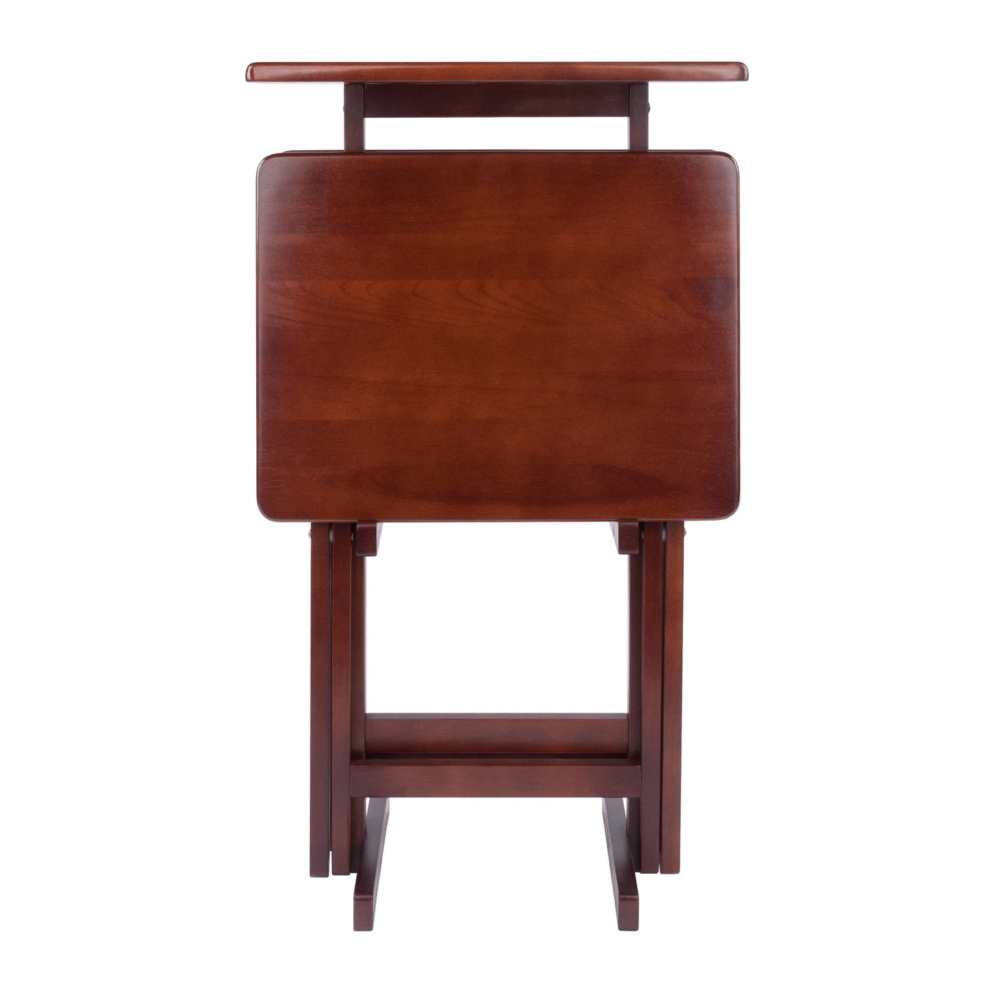 Riley 3-Pc Set Snack Table, Walnut Finish