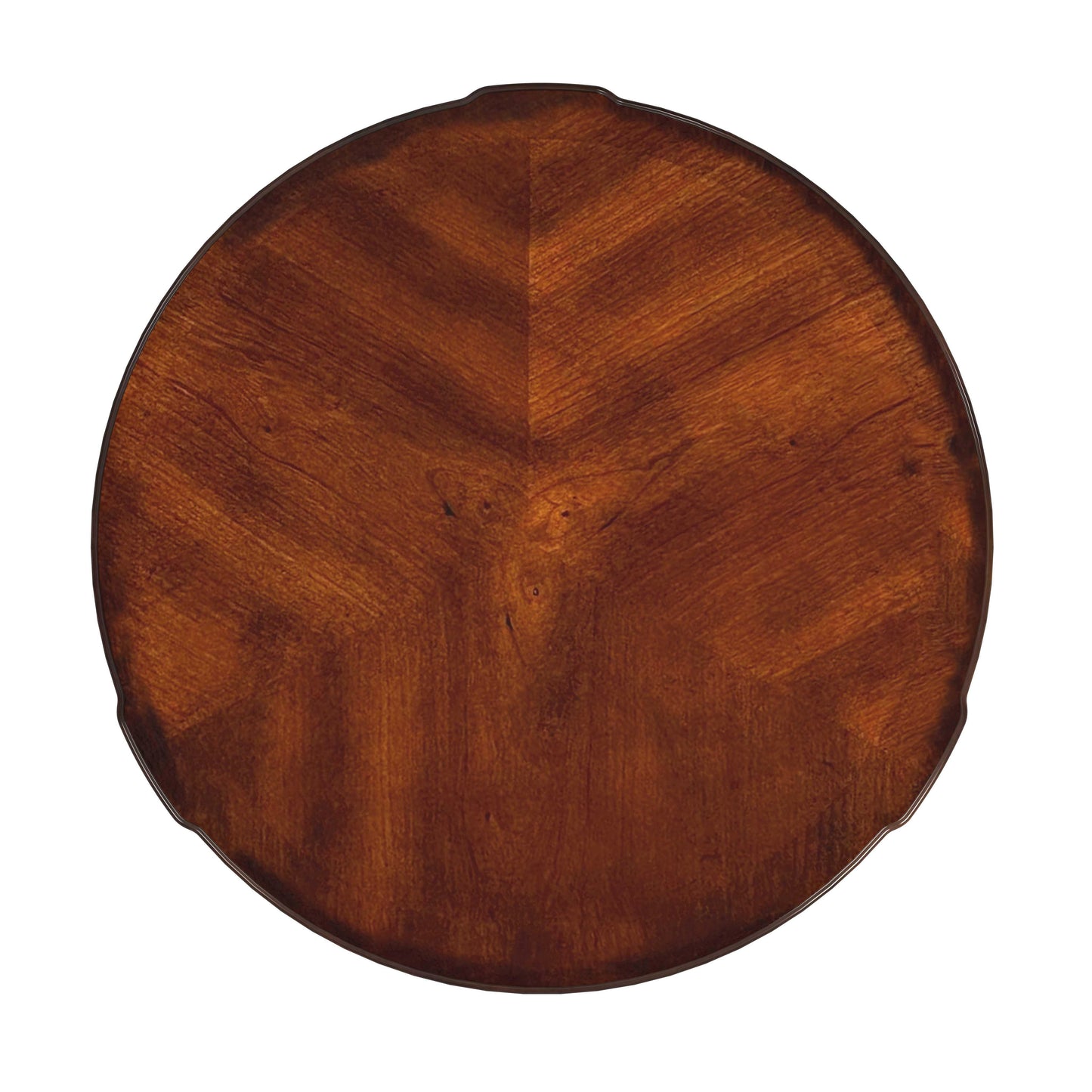 Thurmond Drum 20"W Drum Side Table in Medium Brown 0584011
